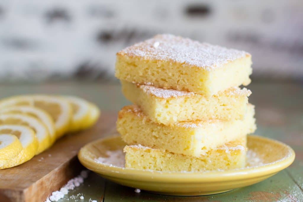 2 Ingredient Lemon Bars - Retro Potluck