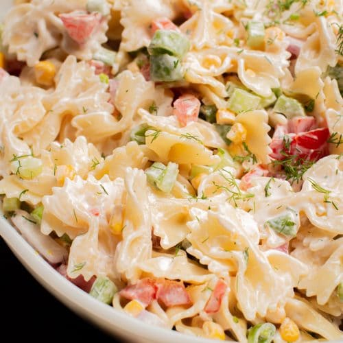 Summer Garden Pasta Salad - Retro Potluck