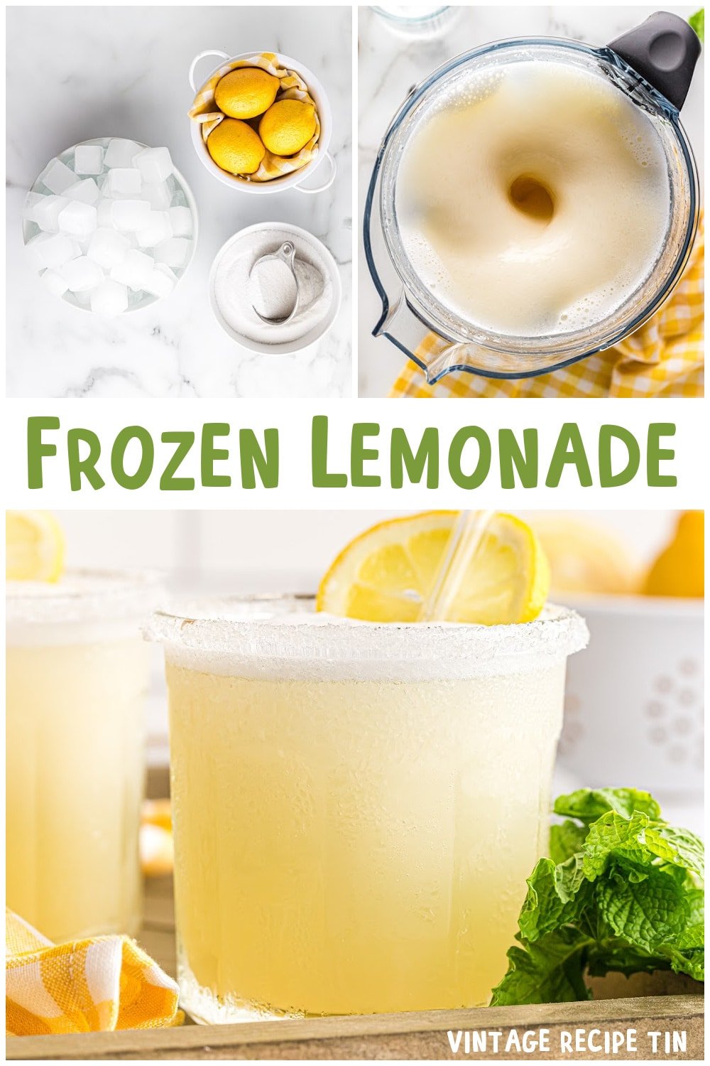 Frozen Lemonade - Retro Potluck