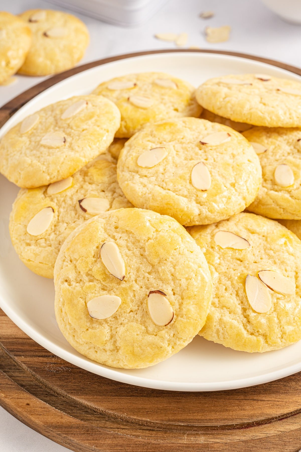 Almond Cookies Retro Potluck